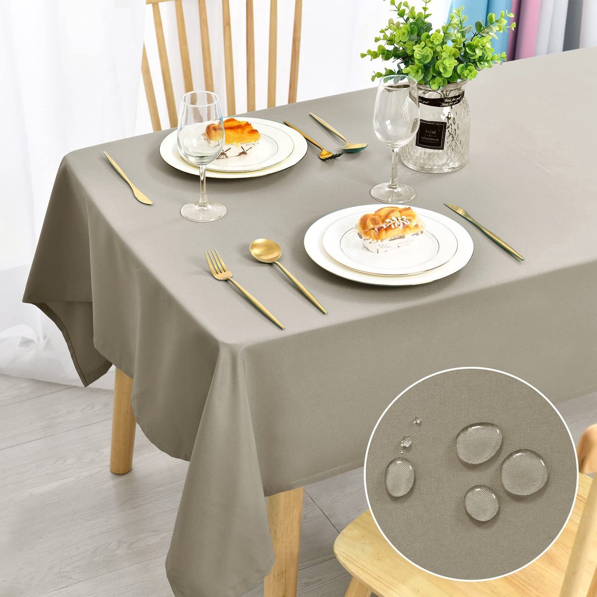 Stunq® Elegant Tafellinnen Set - 150 x 200 cm - Bescherming & Onderhoudsvriendelijk
