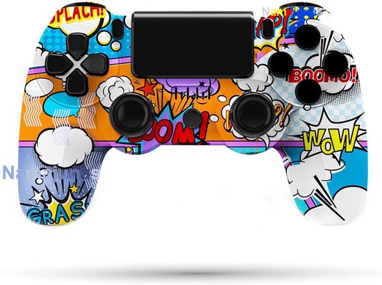 Namajunas - Draadloze Controller geschikt voor PS4/Pro/Slim/PC - Bluetooth gamepad - Geschikt voor Playstation 4 -Zes-assige sensor - LED-lichtbalk en touchscreen-functionaliteit - Audio Jack Input - Gaming Accesoires