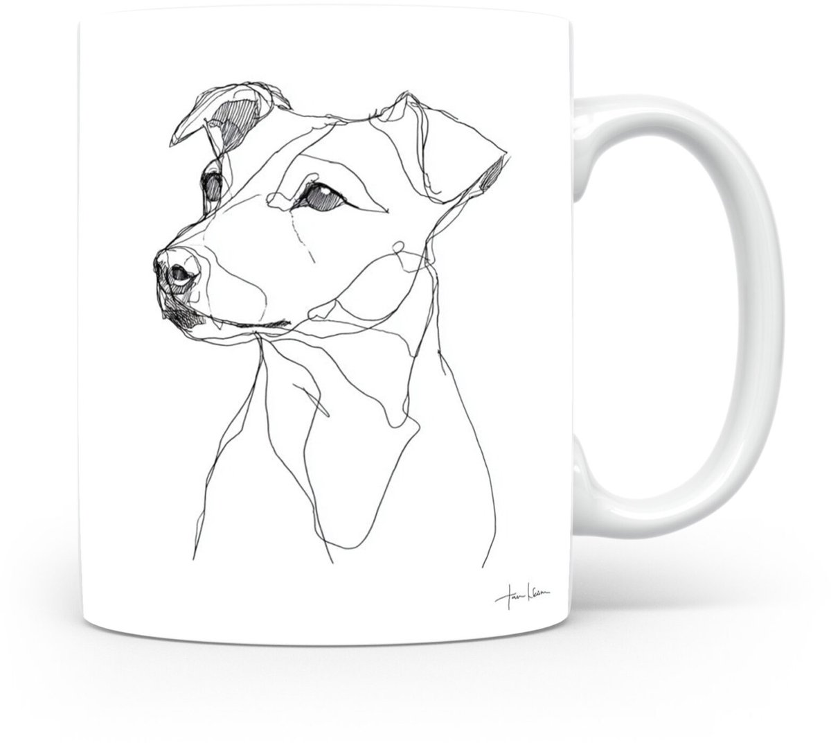 Beker Jack Russell Terriër