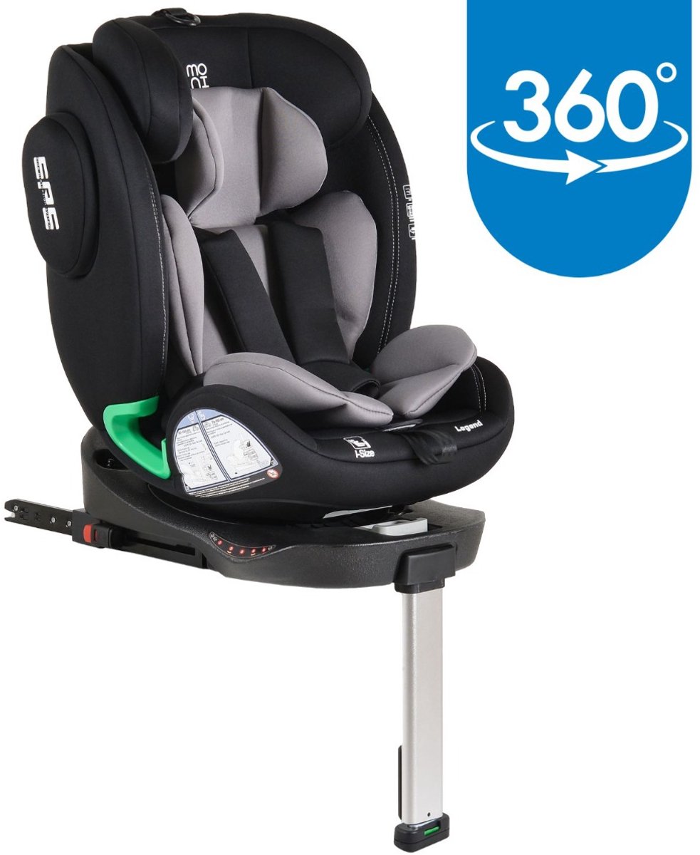 Moni Legend Grey 40-150 cm 360° i-Size Autostoel