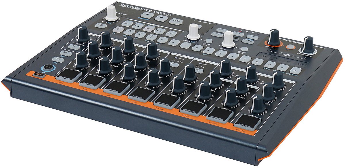 Arturia DrumBrute Impact 1984 - Analoge drumsynthesizer Zwart