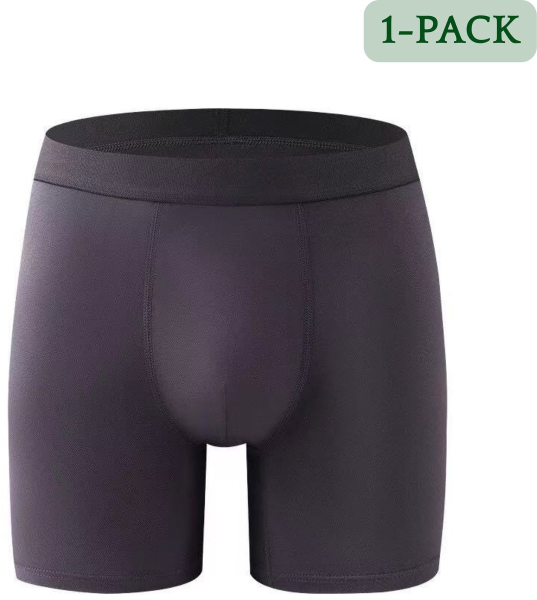 Hipperboo® Bamboe Onderbroeken - Maat M - 1 Paar - Grijs - Boxershorts - Boxers - Zonder opening - Heren Ondergoed