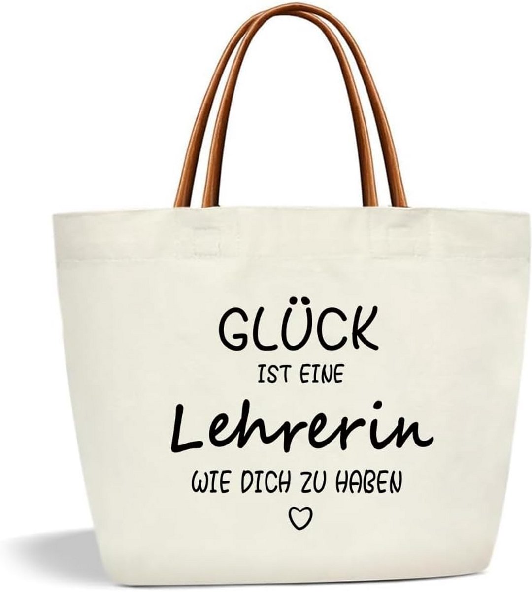 Duurzame Katoenen Tote Bag - Grote Boodschappentas en Draagtas voor Dames