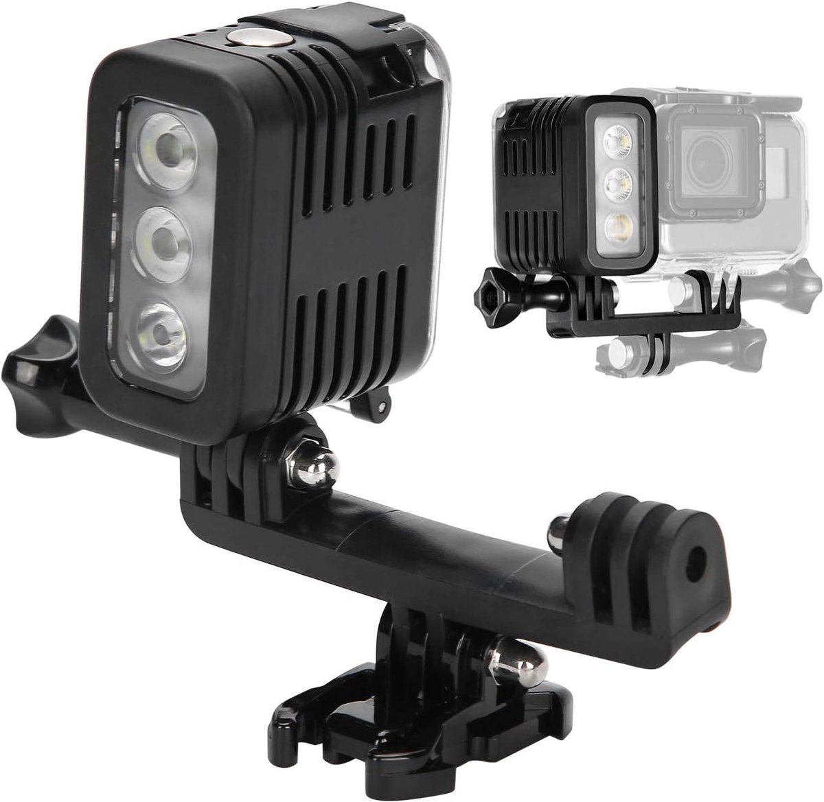 Onderwater Duiklicht 45m Waterdicht - LED Video Invullicht voor Action Camera's