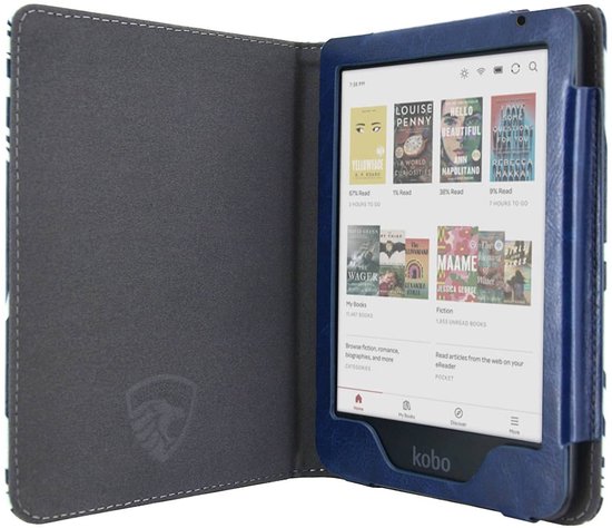 Luxe Hoesje - Sleepcover Geschikt voor Kobo Clara BW - Book Case Hoes Cover - Abstract Kleuren - ereader hoesje - cover van Luxe — afbeelding 2