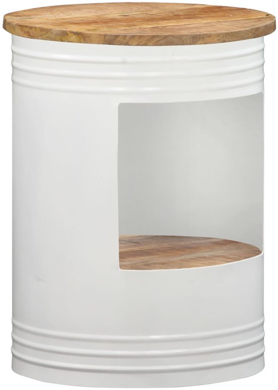 vidaXL - Salontafel - 43x55 - cm - massief - mangohout