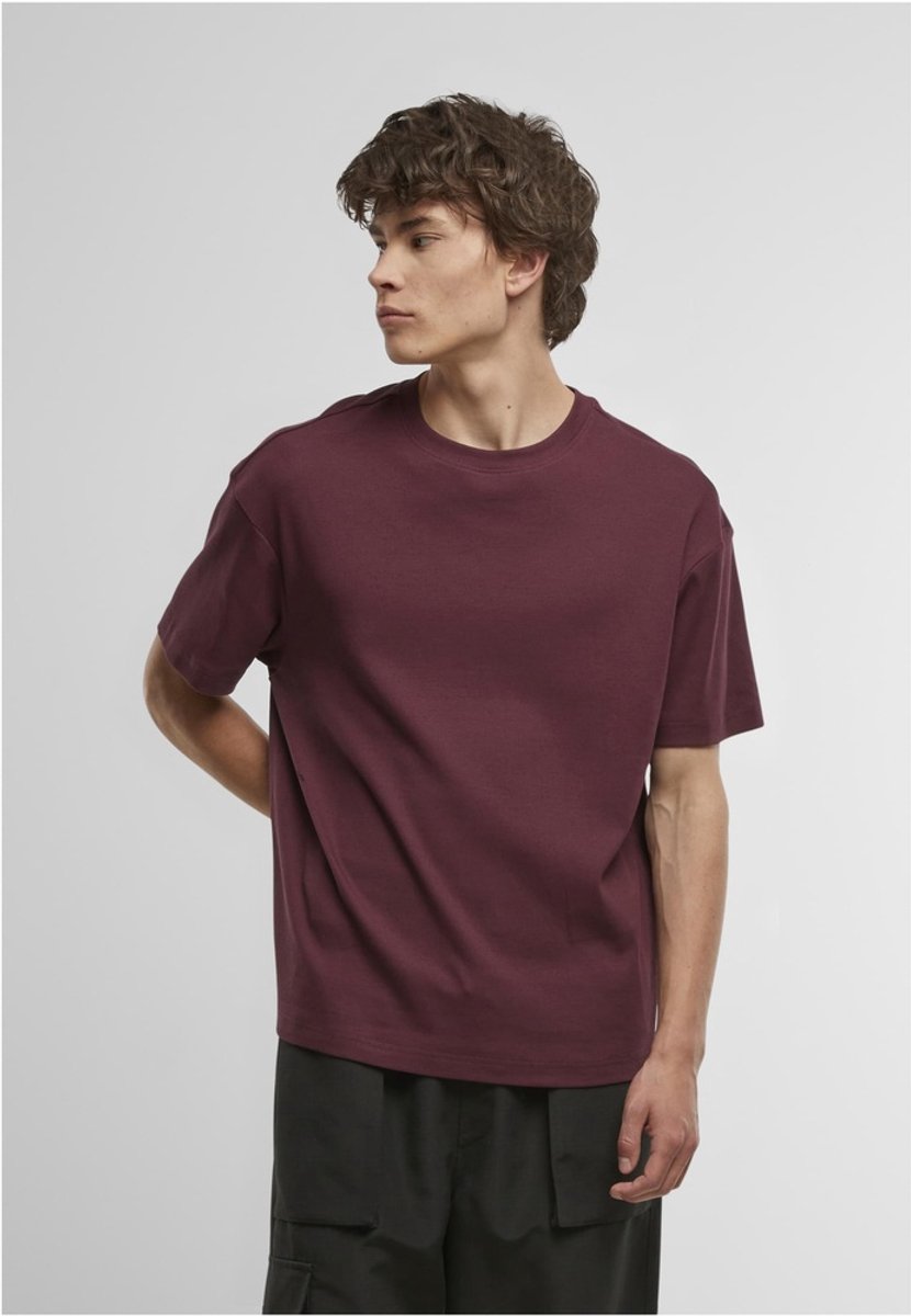 Urban Classics Rib Shortsleeve Heren Tshirt L Rood