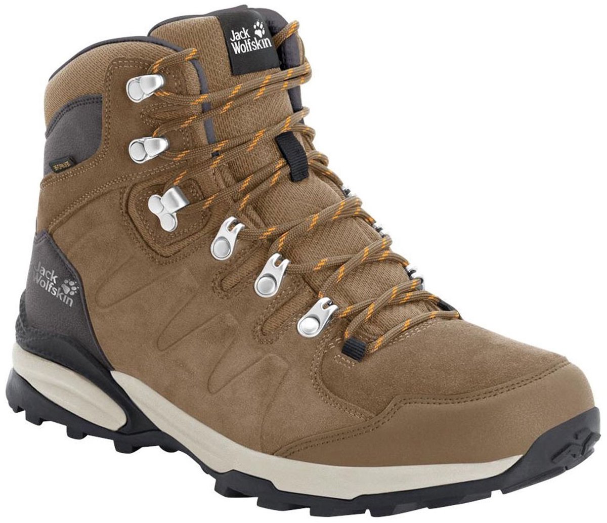 Jack Wolfskin Refugio Texapore Mid - Wandelschoenen - Dames Brown / Apricot 42.5
