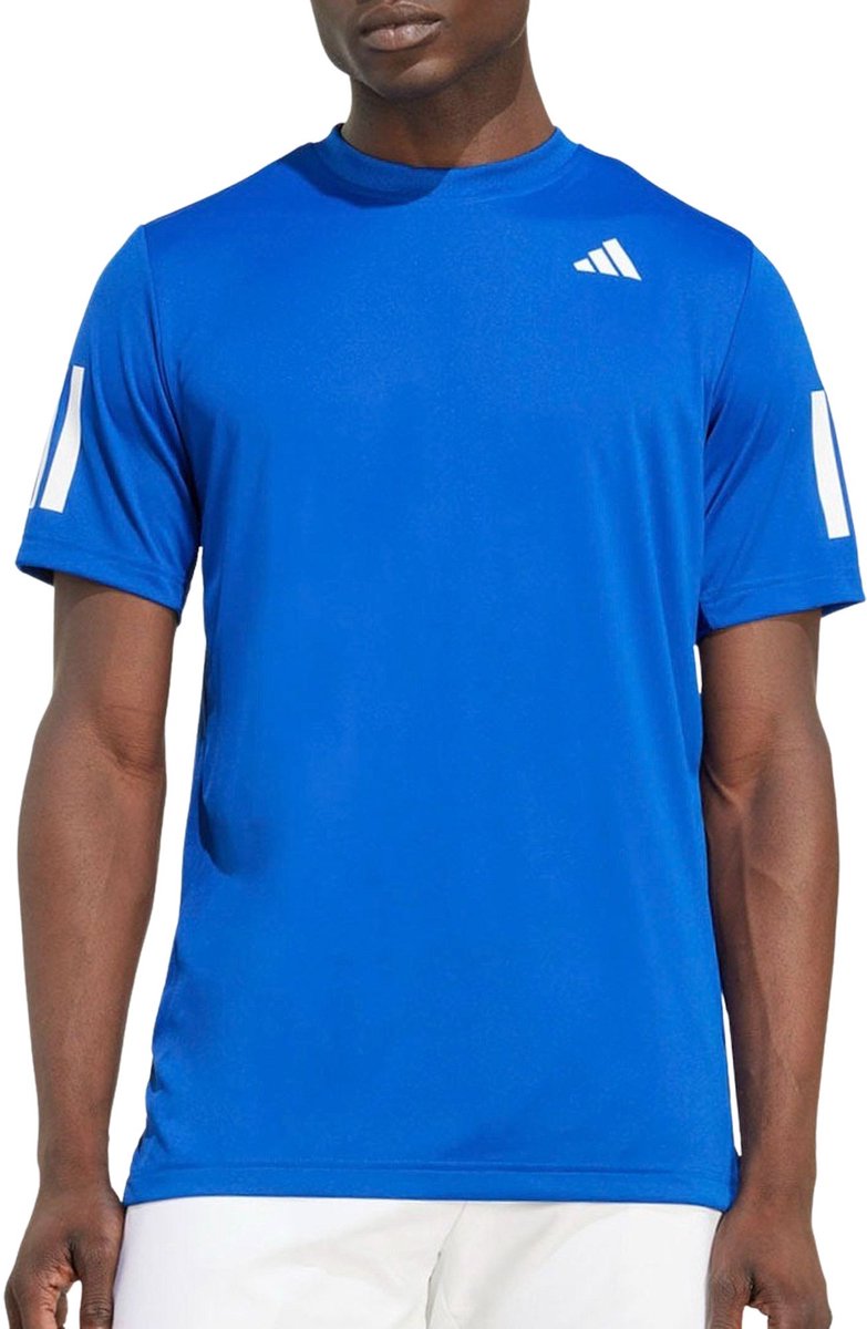 Adidas Club 3-Stripes Shirt Heren Blauw