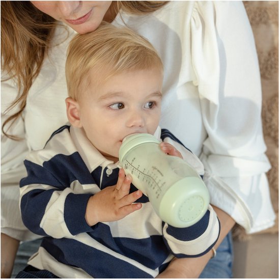 Difrax Brede S-fles - 310 ml - Pistachio - Anti Colic tegen krampjes van Difrax — afbeelding 5