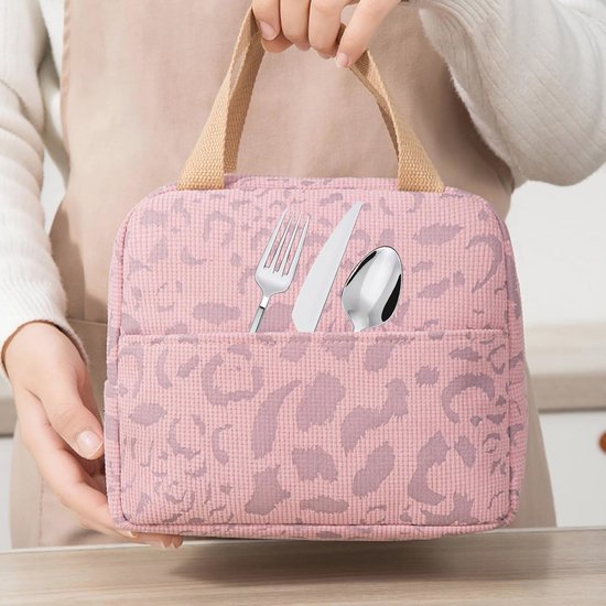 Geïsoleerde Lunchbox voor School en Werk - Mooie Koeltas voor Dames en Kinderen - Perfect voor Picknicks en Stranduitstapjes — afbeelding 3