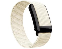 Nylon bandje - geschikt voor WHOOP 4.0 - elastisch met houder - beige