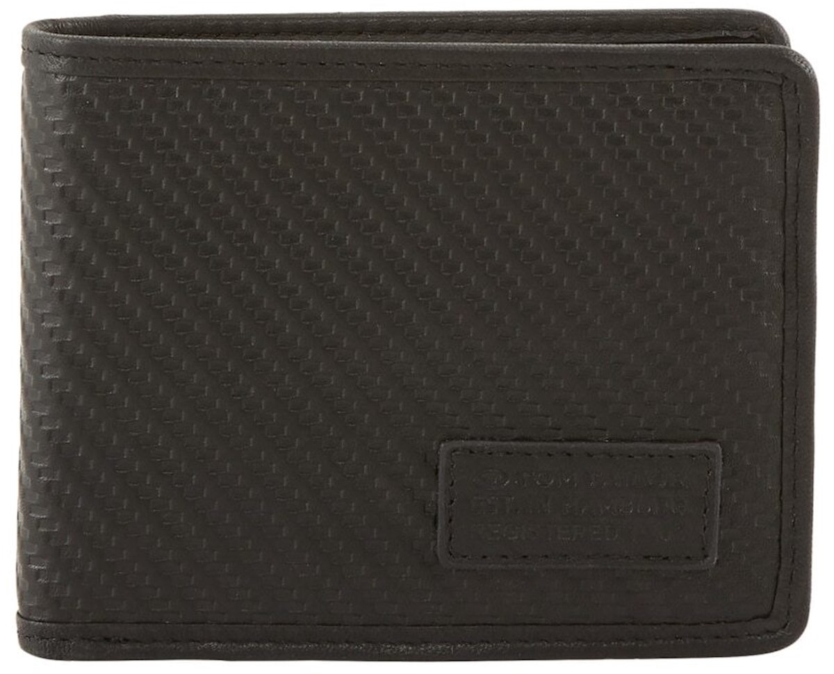 Tom Tailor - TTKELLAN portefeuille met structuur - Maat ONESIZE - schwarz / black
