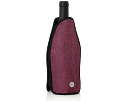 AdHoc Wijnkoeler Arctic – Flexibele Koelmanchet voor Wijn en Champagne – Burgundy (Rood)