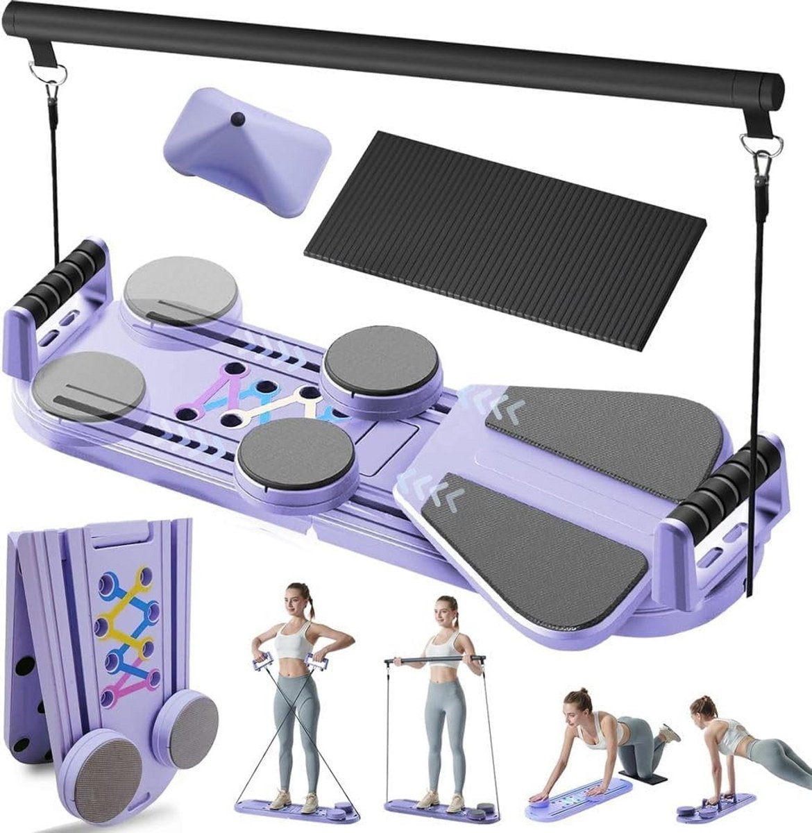 Multifunctionele Pilates Board Reformer Set voor Effectieve - Product - €594,97