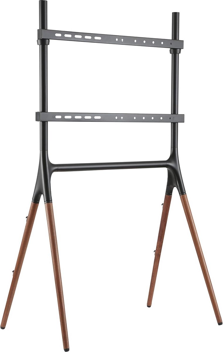TV standaard met walnoothouten poten voor 49-70 inch TV's
