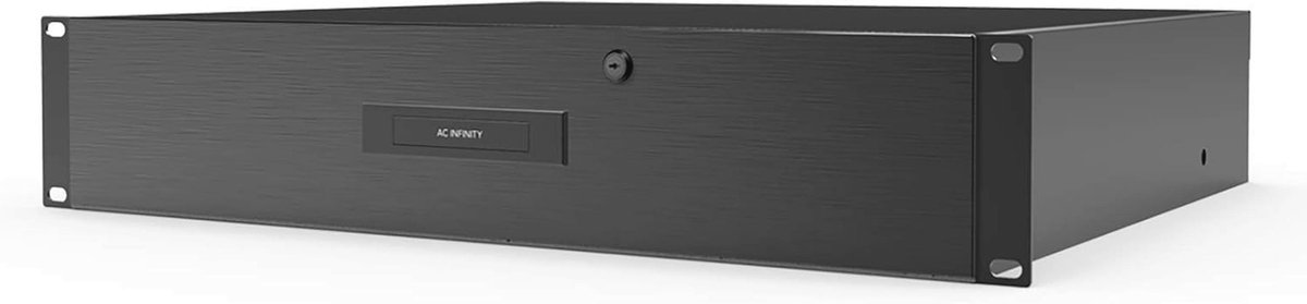 Rack Mount Tray 2U met Aluminium Voorplaat voor 19 Inch Equipment