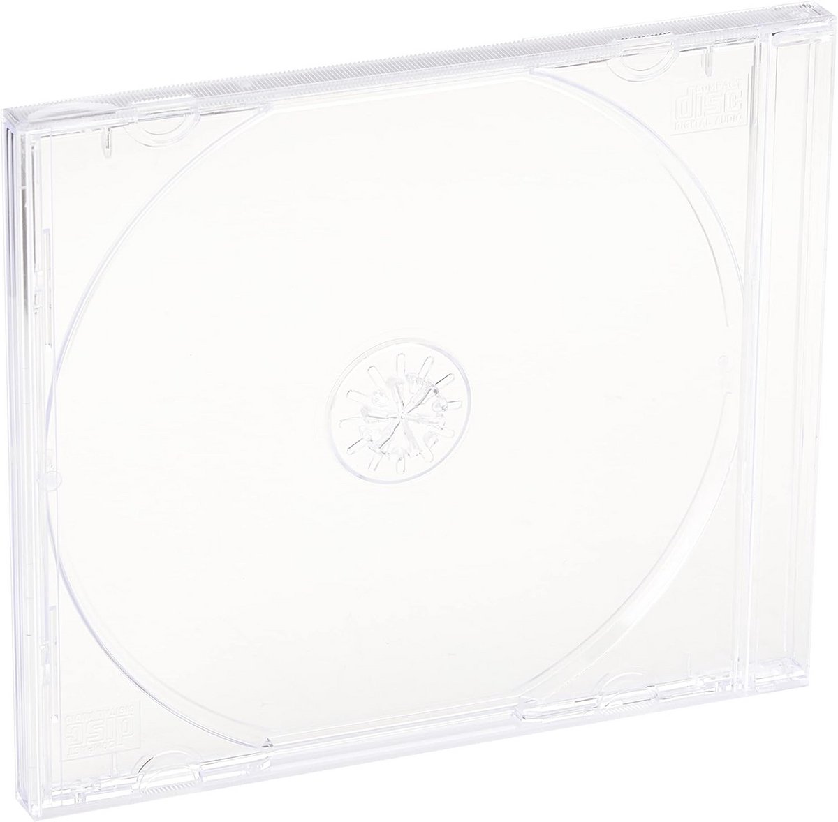 Transparante CD Boxen - Enkele Eenheid voor Veilig Opbergen