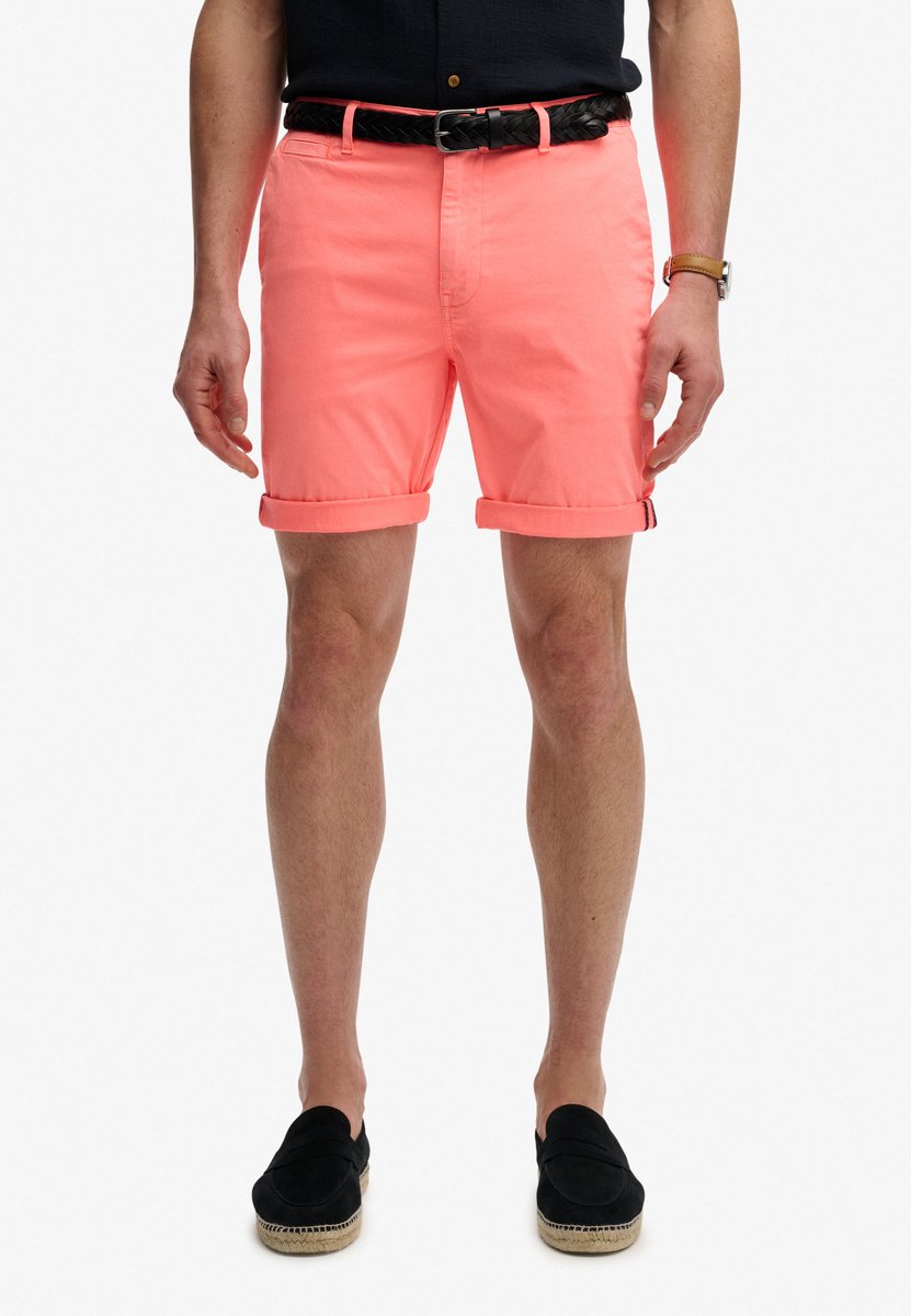 Superdry Premium Regular Chino Shorts Heren Korte broeken Oranje