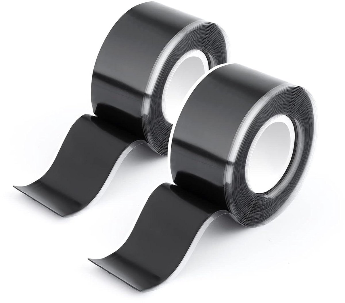 Allecta - Siliconen Grip Tape voor Handvatten, 2 Rollen van 2,5cm x 3m - Zelfversmeltend - Gymnastiek Fitness Sportuitrusting.