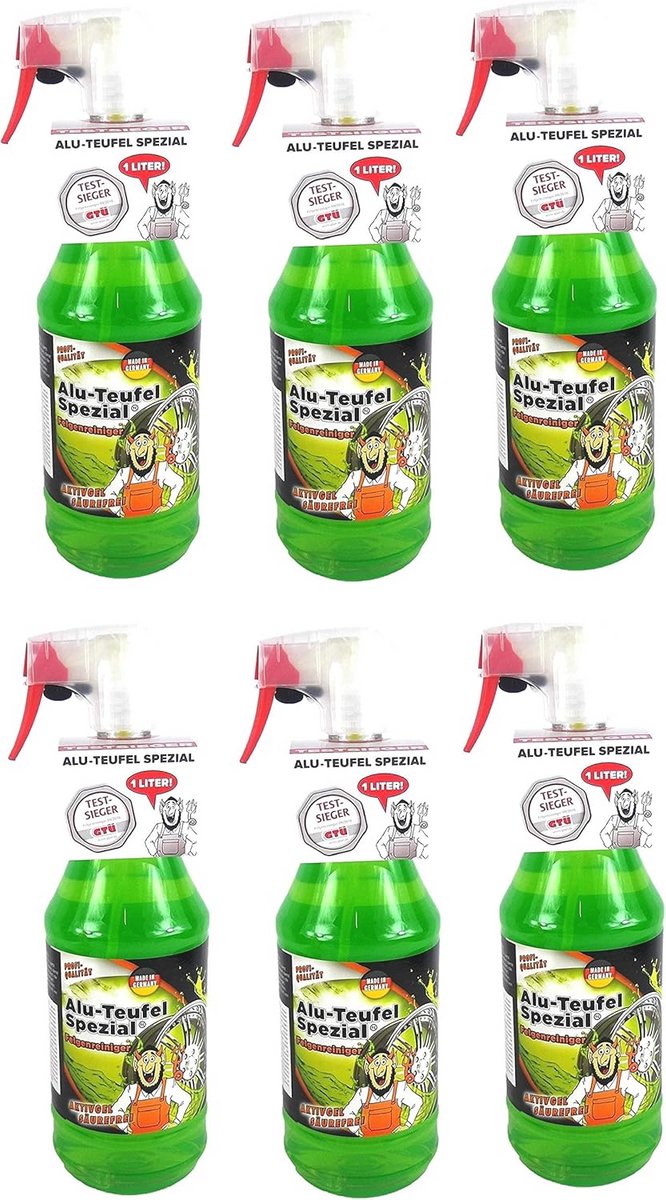 Rim Cleaner Gel 6 x 1 L - Biodegradable Acid-Free Rims & Wheel Trim Cleaner