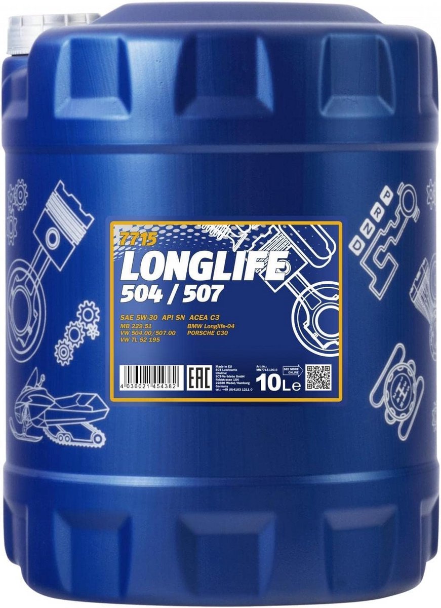 Motorolie 5W-30 Longlife voor Lange Levensduur