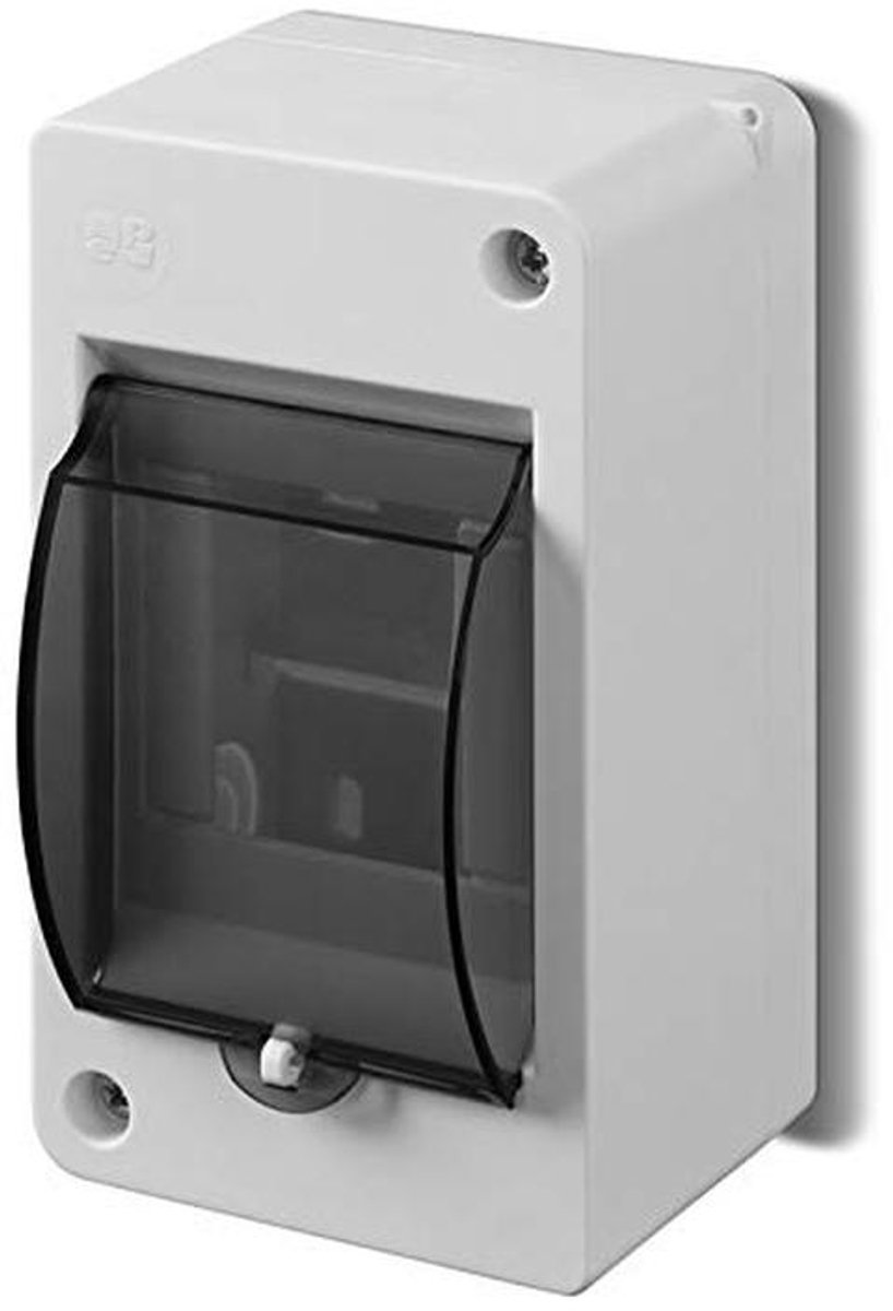 Verdelers voor Elektrische Installaties - 1-Rij Aansluitkast voor 3 Modulen IP30 Lichtgrijs