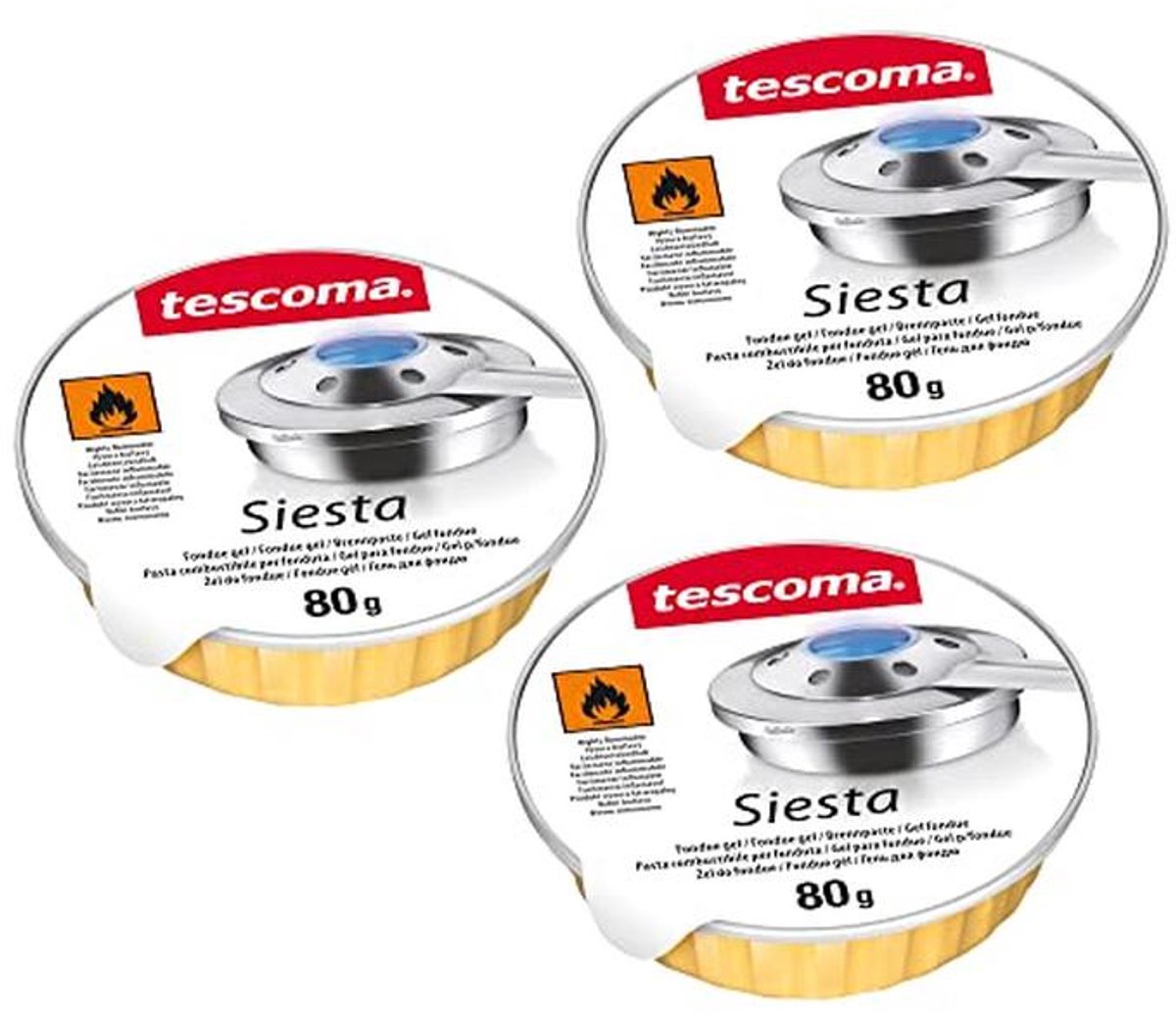 3-delige Set Brandpasta voor Fondue – Keukenhulpmiddelen