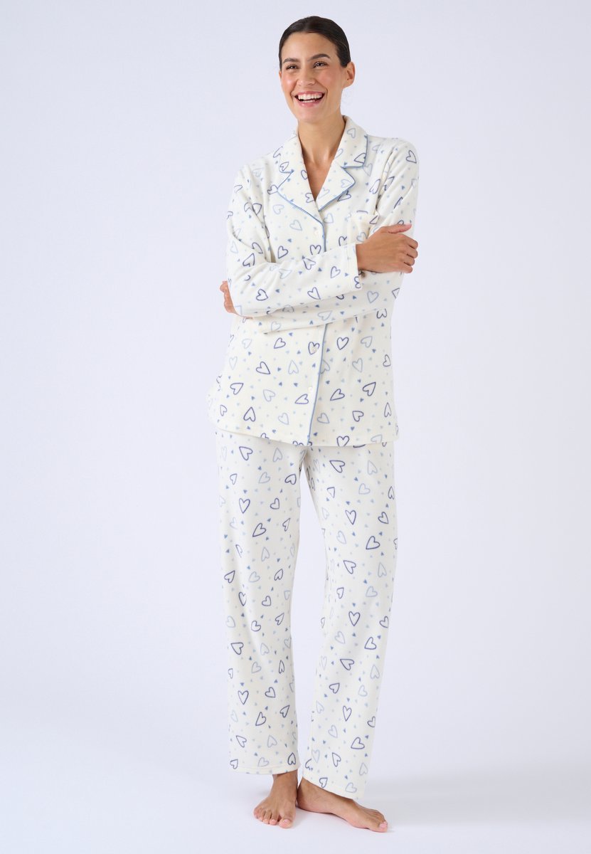 Damart - Pyjama fleece Thermolactyl - Dames - Blauw - 38-40 (S)
