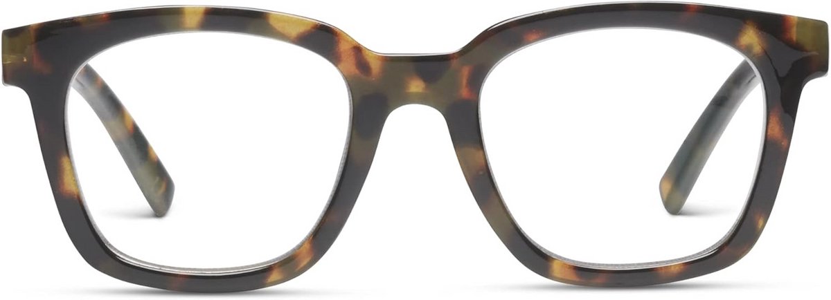 Vierkante Dames Leesbril met Blauw Licht Filter en UV400 Bescherming