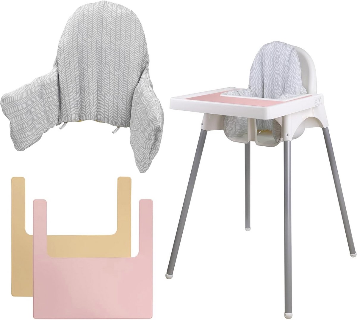 Zitkussen voor Kinderstoel met Placemat - Zacht en Comfortabel