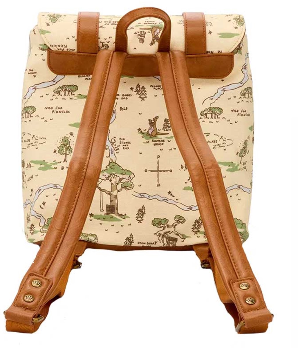 Disney Loungefly Backpack Winnie the Pooh Hundred Acre Wood Map Exclusive – foto 3