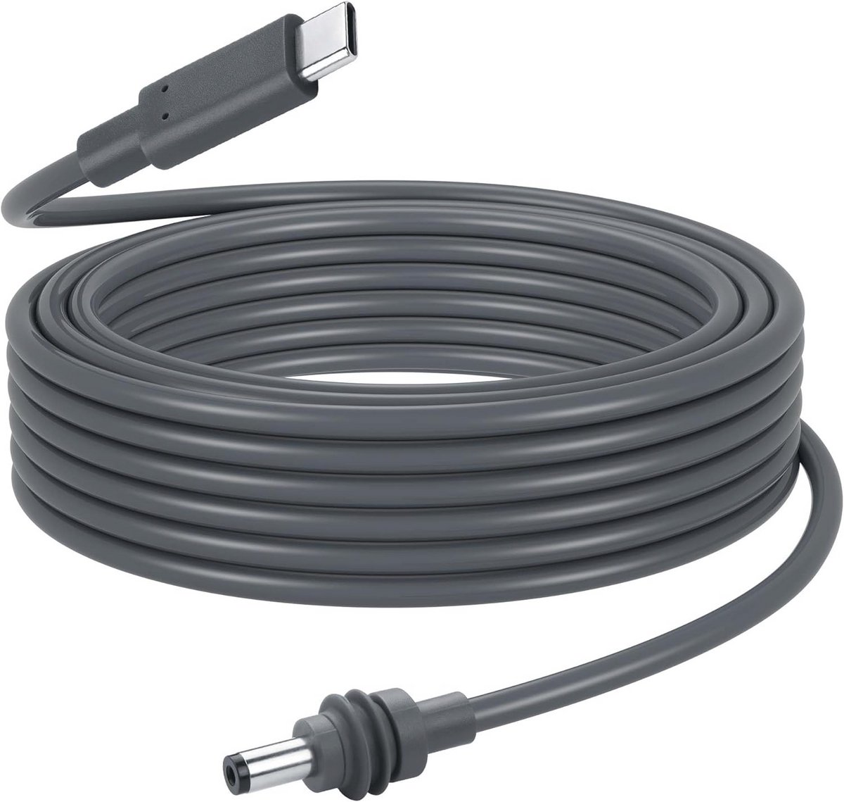 USB C naar DC Voedingskabel 5 meter voor Mini apparaten, Waterdicht, 100W, Stabiele Overdracht