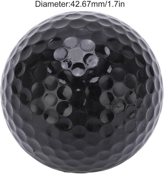 Store_8 - Drijvende golfballen - Float Water Range Golf Ball - Ideaal voor golftraining - Zwart - Golfpraktijk ballen - Gemakkelijk te redden - Ges... van Merkloos — afbeelding 3