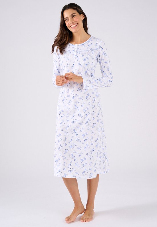 Blauw panterprint nachthemd Ringella | | Online de mooiste pyjama's, nachthemden, ondermode en meer