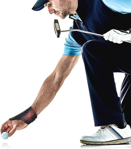 Dailygoods- Polsbrace Golf - Duurzaam - Polsbandage - Polsbrace met Spalk - Handsteun - Geschikt voor Beginners - Golfhandschoen van Dailygoods — afbeelding 3