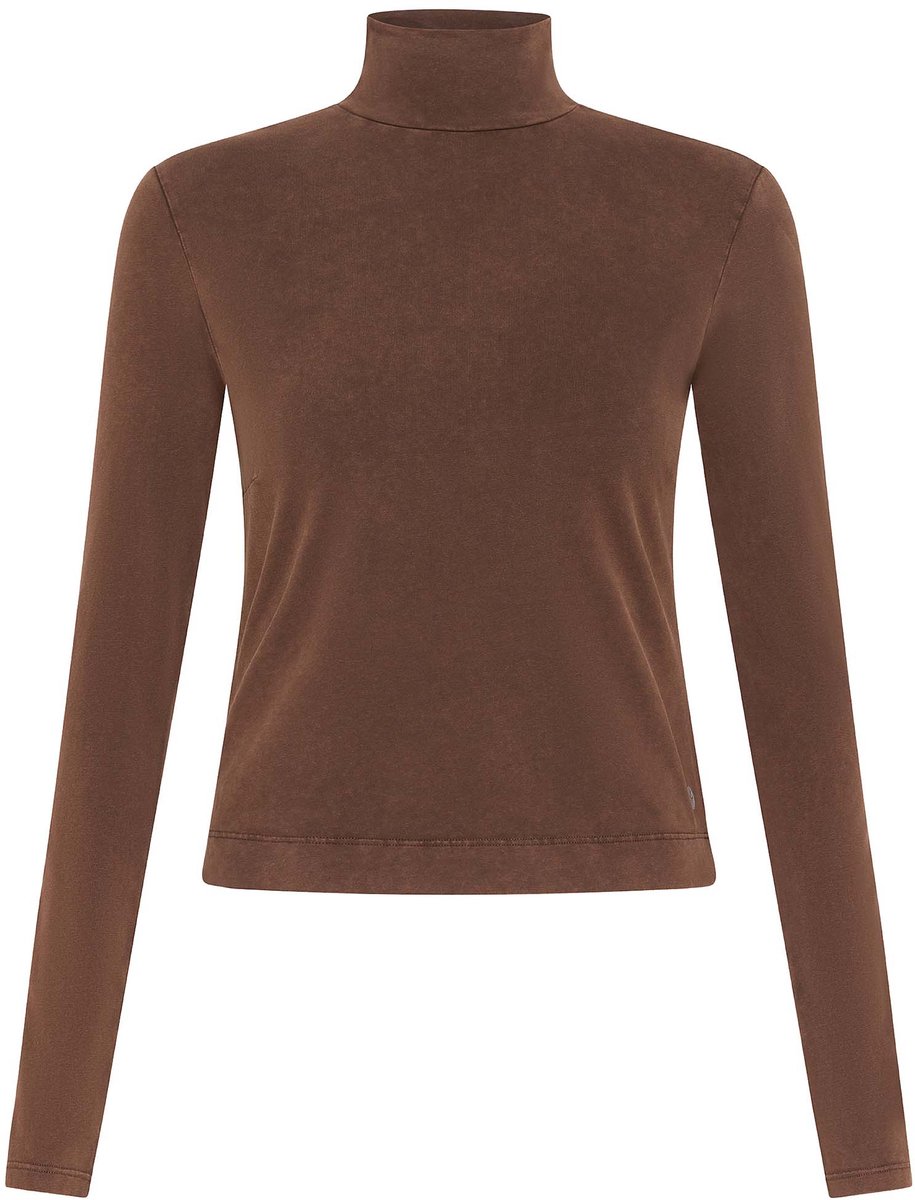 T-Shirt Deha Marbled High Neck - Fashion Wear - Vrouwen