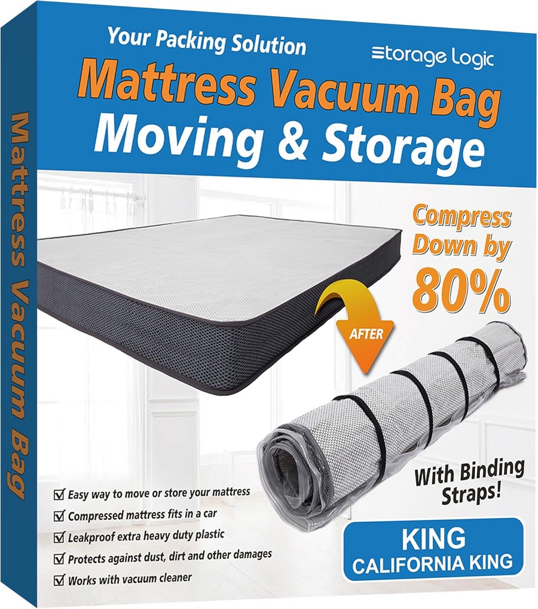 Extra Grote Vacuümzak voor Matras Opslag en Verhuizing