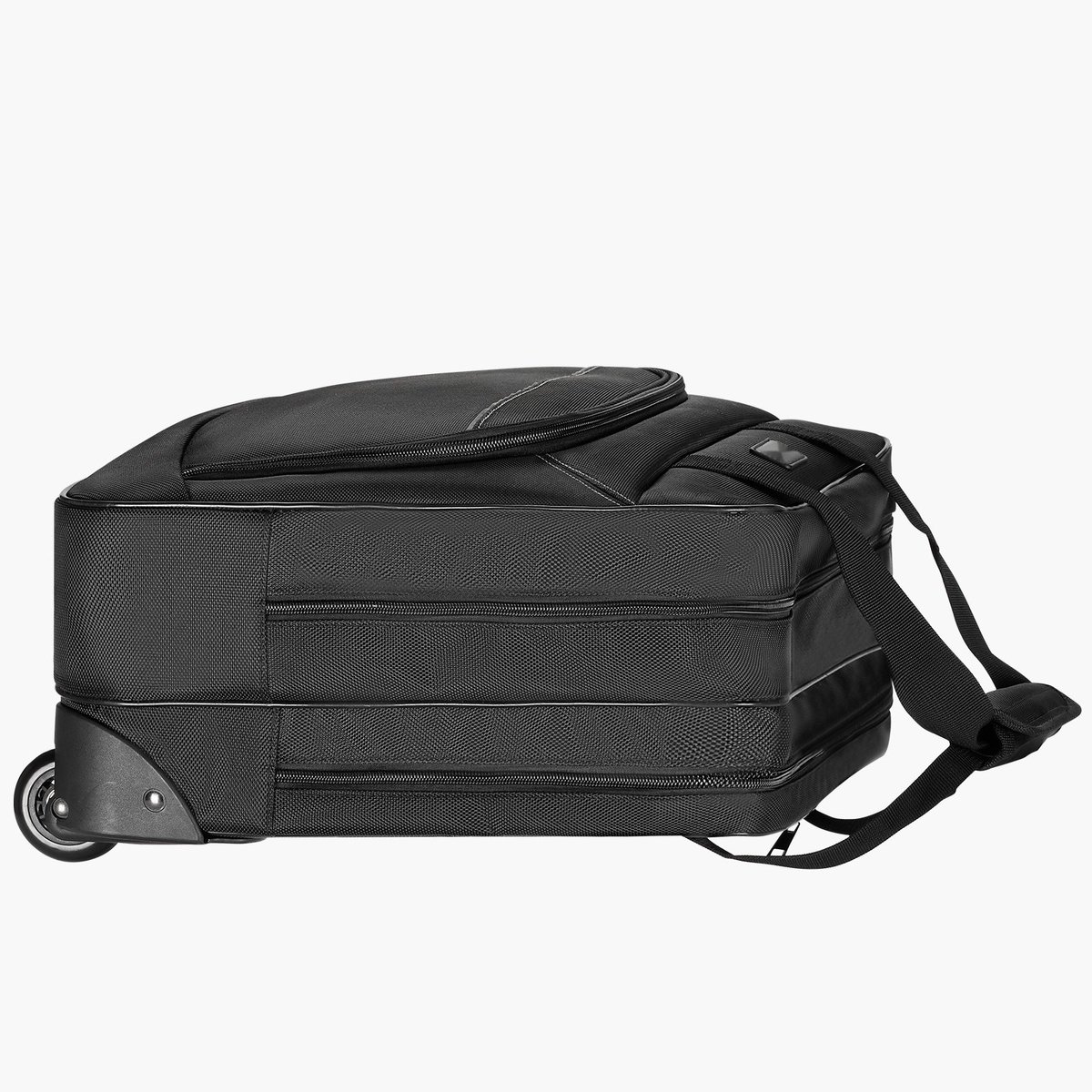 Laptoptas op wielen - Laptop trolley aktetas - Voor 39,6 cm laptop - Uittrekbare trekstang - Meerdere vakken - Lichtgewicht
