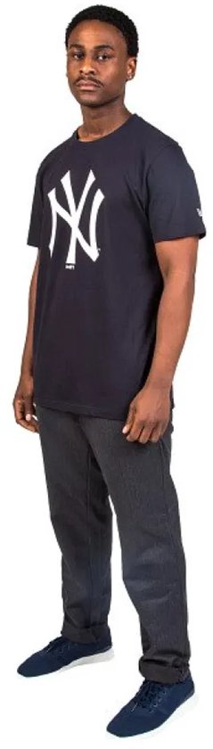 T-shirt à manches courtes New Era MLB Regular New York Yankees Blauw S Homme, Femme