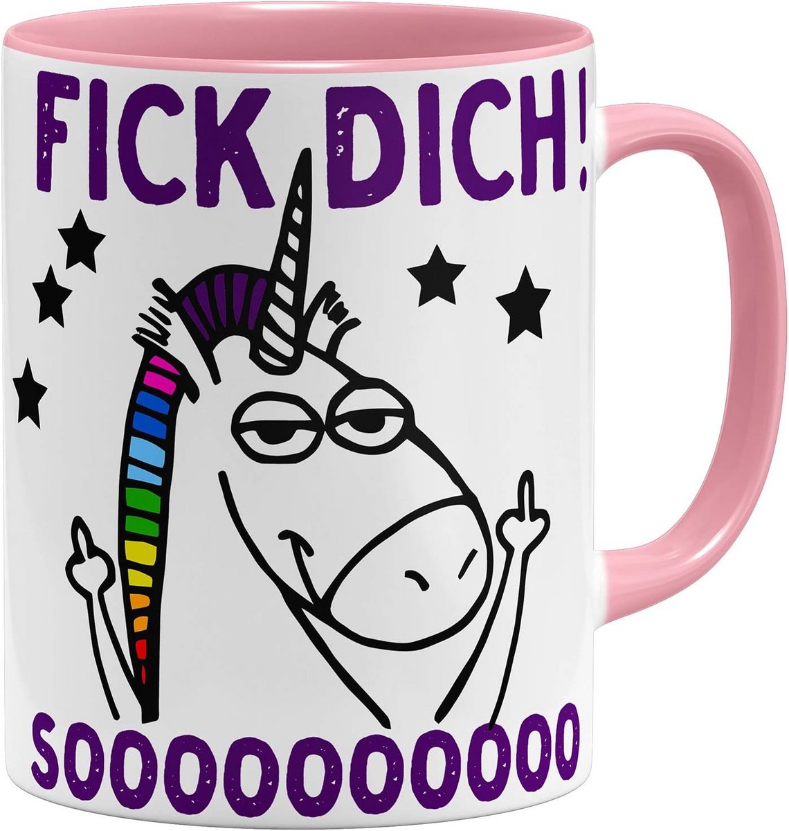 Grappige Keramische Mok met Eenhoorn en Tekst - 325 ml - Vaatwasserbestendig