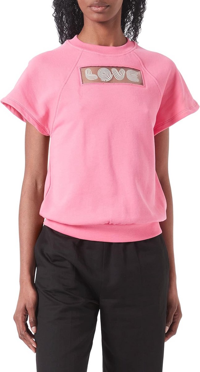Comfort Fit Korte Mouwen Dames Sweater