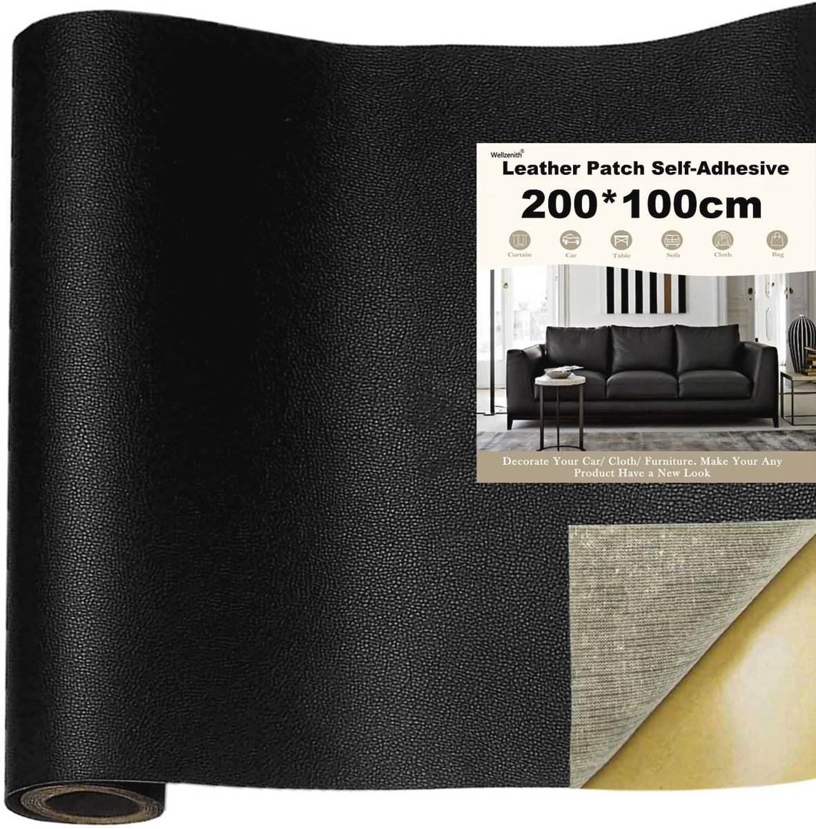 Zelfklevende Leren Patch - Kunstleer Reparatie Sticker voor Meubels en Autostoelen