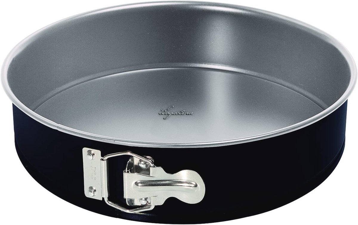 Springvorm met Scharnier van Staal 24 cm – Antiaanbaklaag voor Perfect Bakresultaat