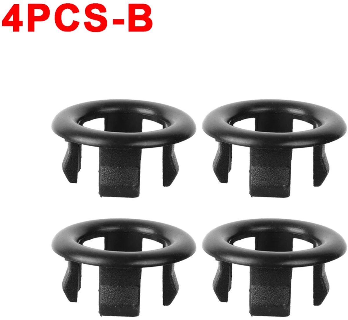 SinkProtect Serie - Overloopring Wasbak - Zwart - 4 - B