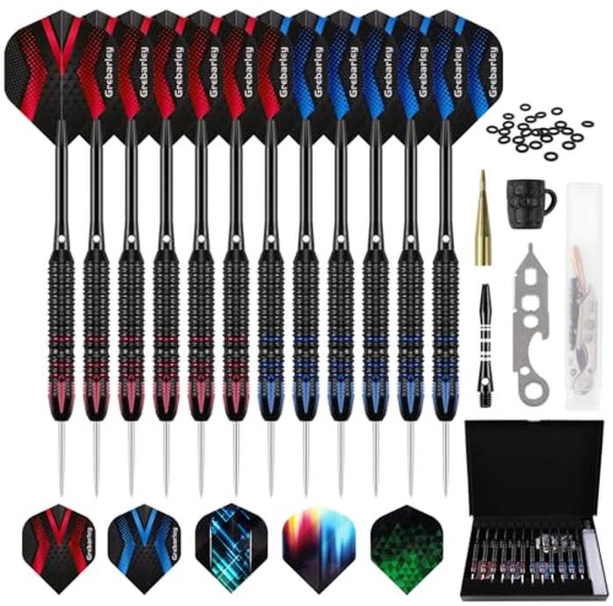 Professionele Dartpijlen Set met Metalen Punten – 12 Stuks – Verbeter Je Werptechniek