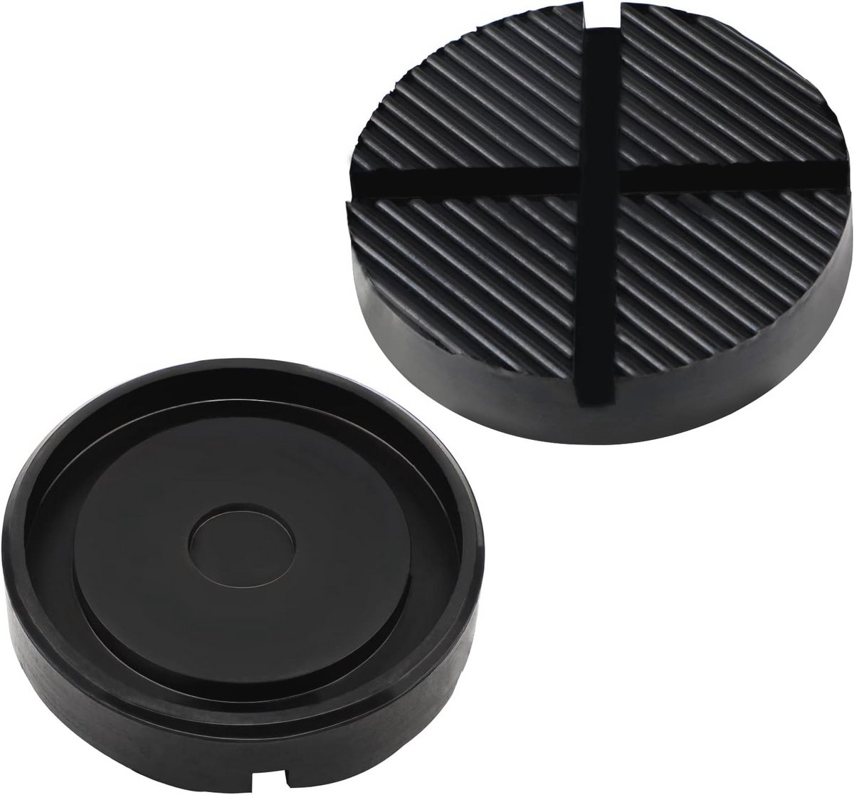 Universele Rubberen Pads voor Garagekrik - 125 mm x 26 mm, Ideaal voor Voertuigreparaties