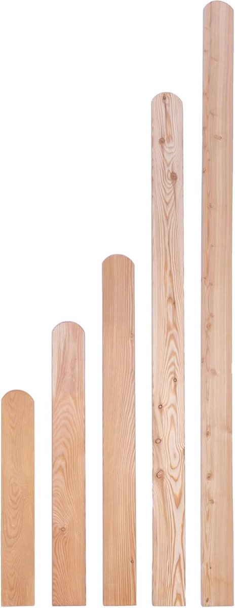 Premium Heklatten 20x95 mm - Larikshout Tuinhek Planken voor Schutting en Balkon
