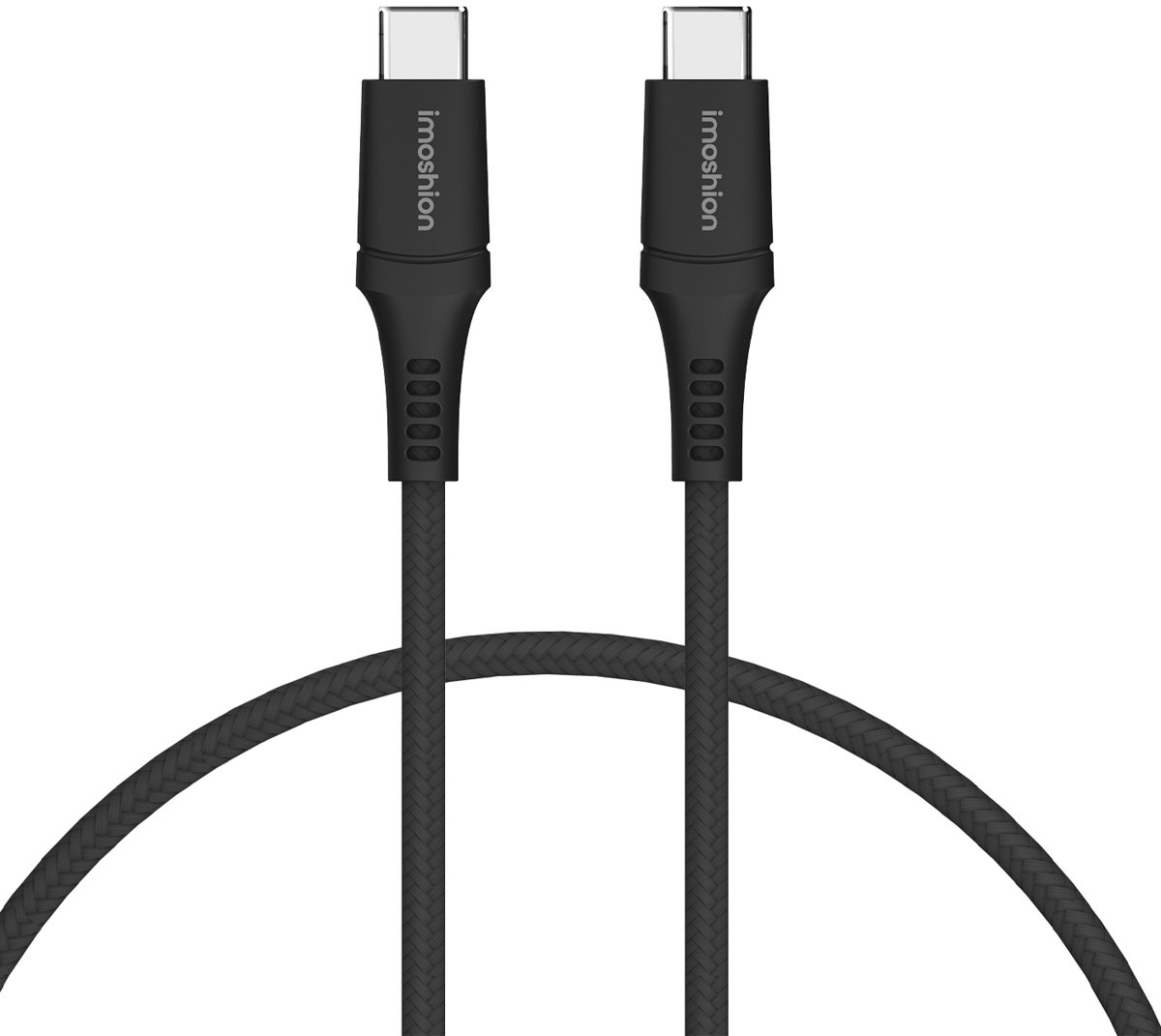 imoshion Kabel - USB C naar USB C Kabel - 3 meter - Snellader 60W - USB-C Oplader Kabel - Zwart