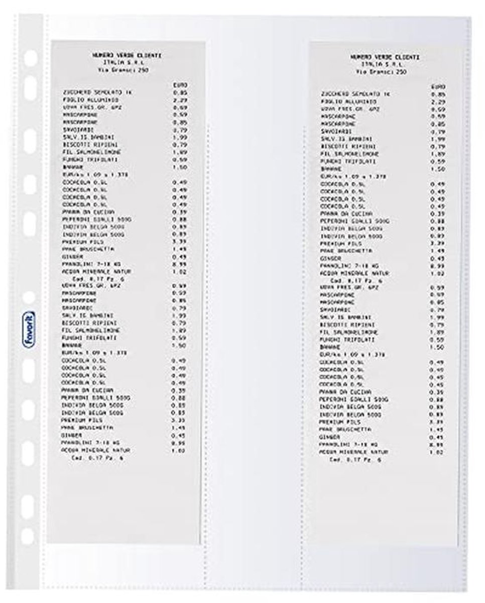 Universele Perforatiezakken 8 x 30 cm - Transparant en Sterk